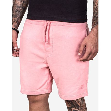 BERMUDA DE MOLETOM ROSA 400002-Rosa-M