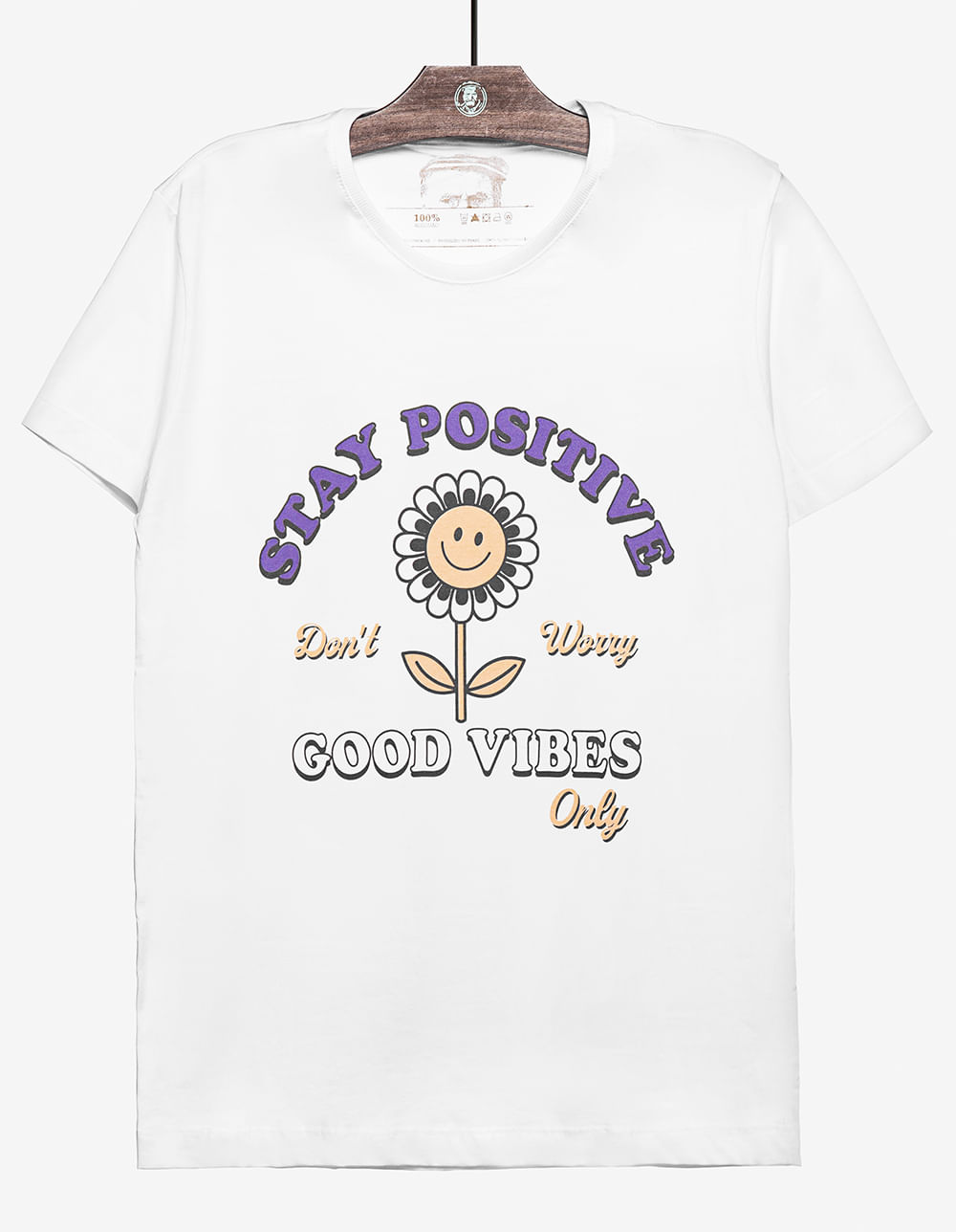 T-SHIRT STAY POSITIVE 104521