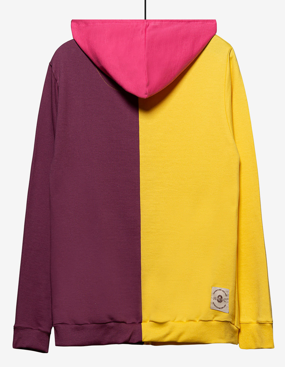 moletom high block moletom com capuz navy purple