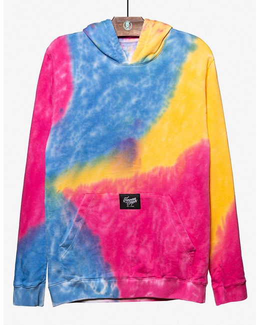 moletom com capuz tie dye